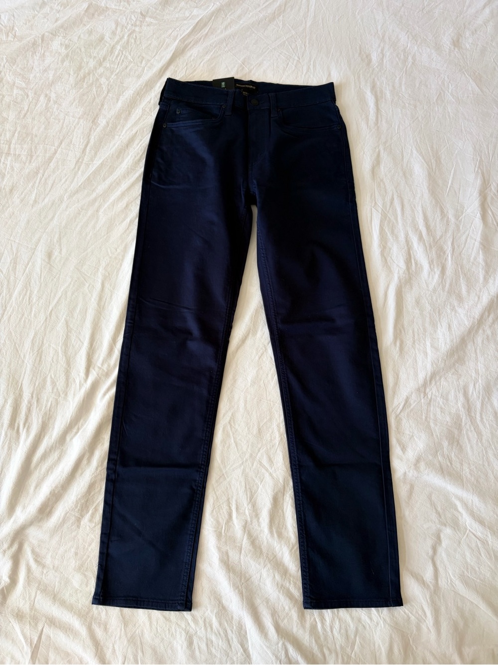Banana Republic Men's Straight Chinos - Navy Blue
